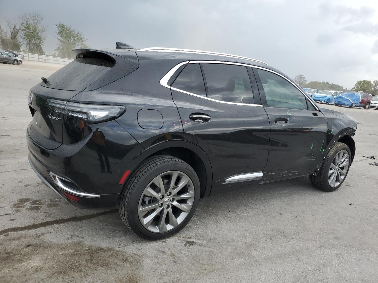 2022 Buick Envision VIN LRBFZRR42ND065067 Copart auction photo, front end / side damage thumbnail 3