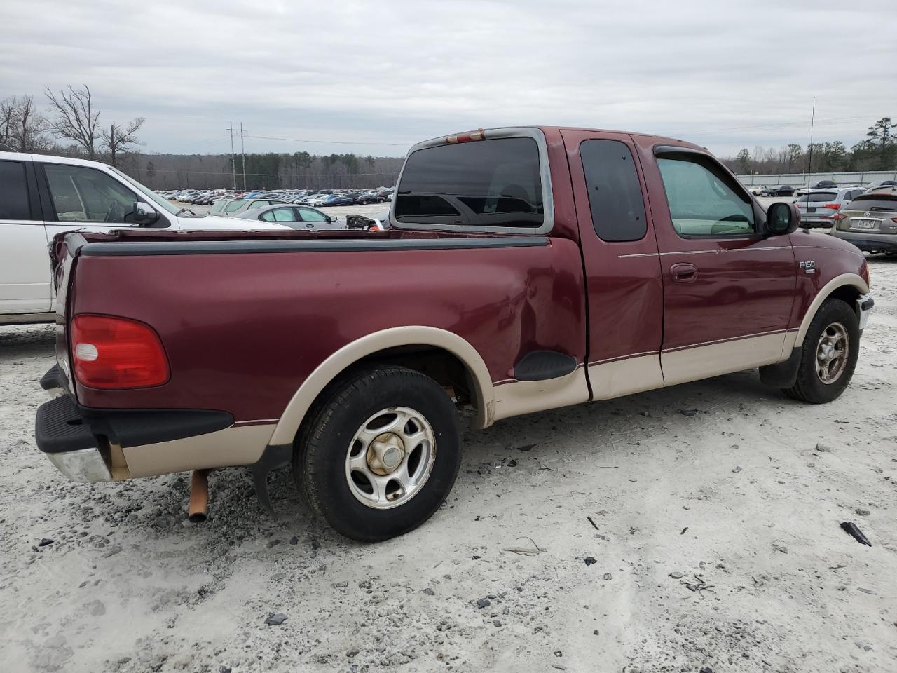 1998 Ford F-150 VIN 1FTRX07L7WKB90881 Copart auction photo, rear end damage thumbnail 3