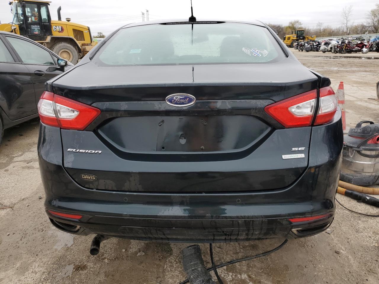 2014 Ford Fusion VIN 3FA6P0H95ER361391 Copart auction photo, rear end / rear end damage thumbnail 6