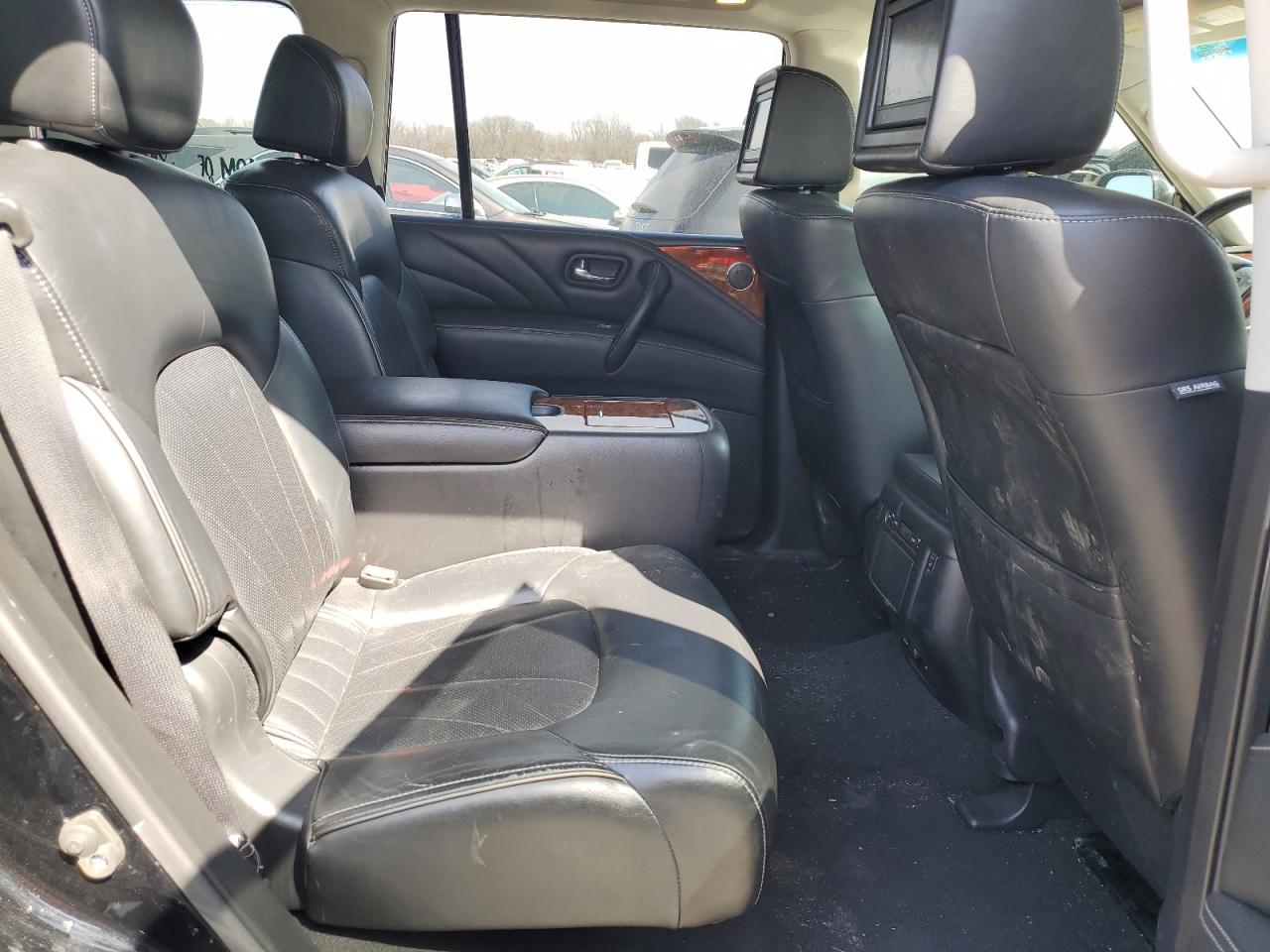 2017 Infiniti QX80 VIN JN8AZ2NE0H9158599 Copart auction photo, front end / rear end damage thumbnail 11