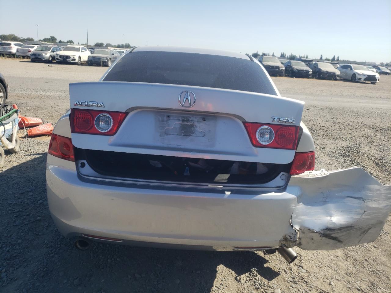 2004 Acura TSX VIN JH4CL96834C033146 Copart auction photo, rear end / front end damage thumbnail 6