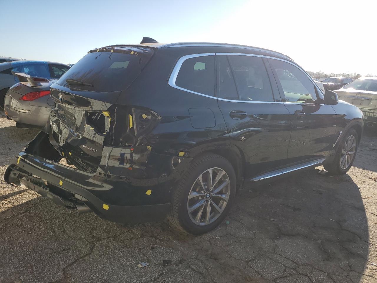2019 BMW X3 VIN 5UXTR7C50KLR51124 Copart auction photo, rear end damage thumbnail 3