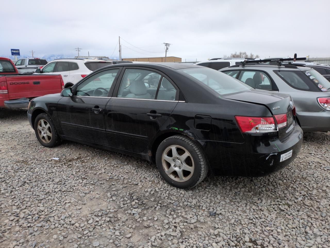 2006 Hyundai Sonata VIN KMHEU46C96A083249 Copart auction photo, rear end damage thumbnail 2