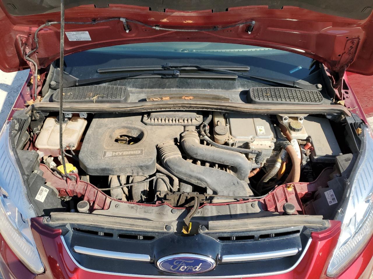 2017 Ford C-MAX VIN 1FADP5DU6HL100322 Copart auction photo, rear end / minor dent/scratches damage thumbnail 12