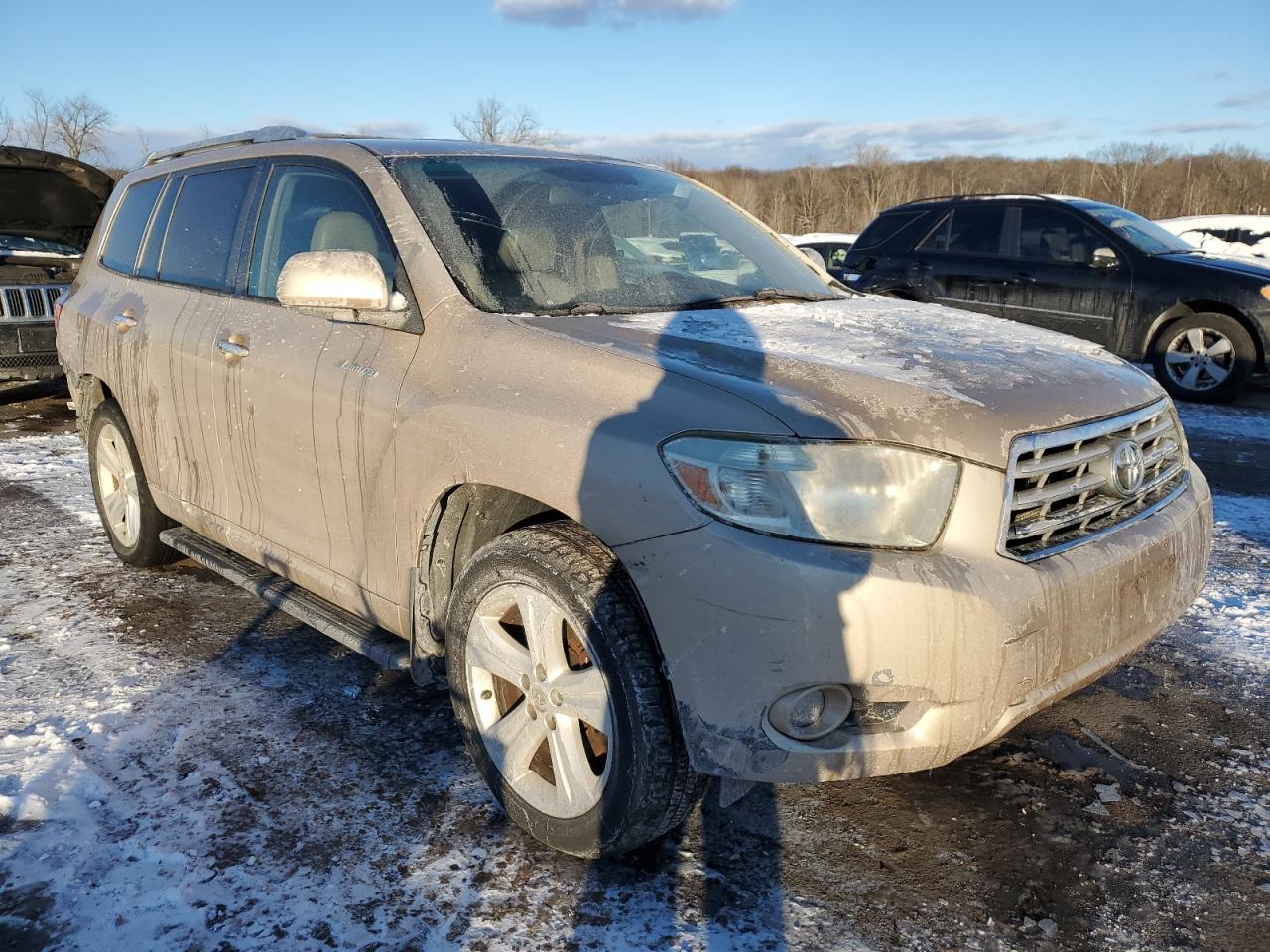 2008 Toyota Highlander VIN JTEES42AX82083381 Copart auction photo, rear end / side damage thumbnail 4