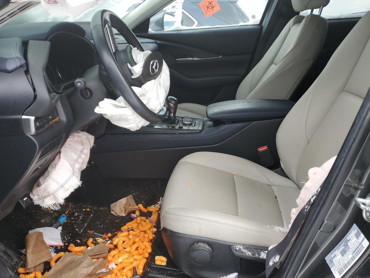 2020 Mazda CX-30 VIN 3MVDMBCL0LM125331 Copart auction photo, front end / all over damage thumbnail 7