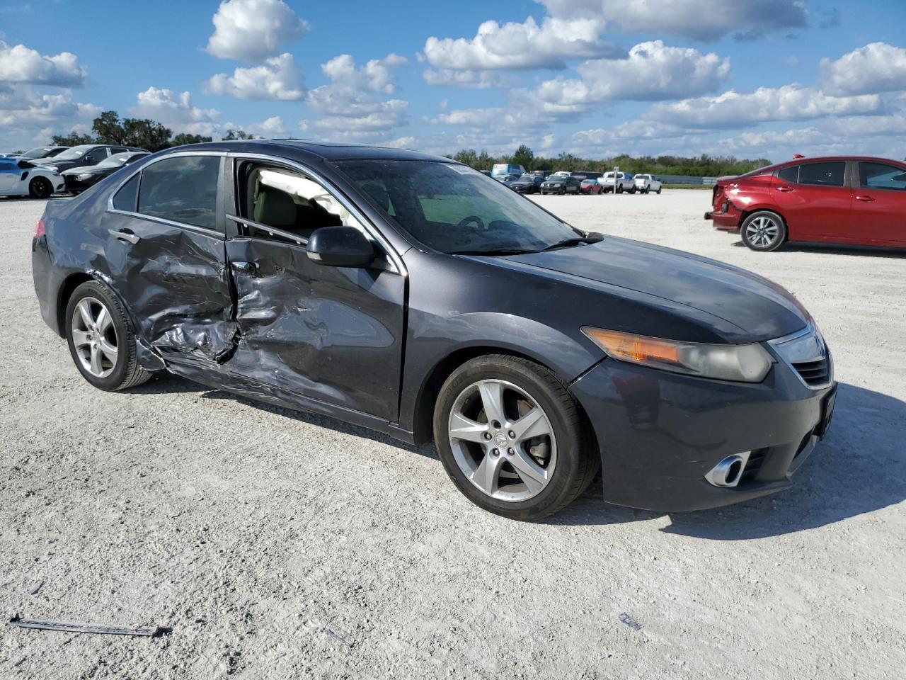 2014 Acura TSX VIN JH4CU2F46EC000046 Copart auction photo, side damage thumbnail 4