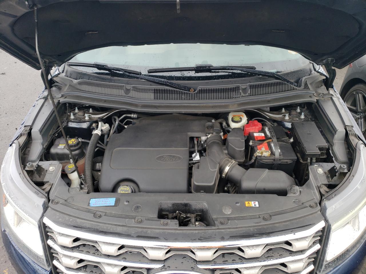 2017 Ford Explorer VIN 1FM5K7D88HGB92002 Copart auction photo, rear end damage thumbnail 12