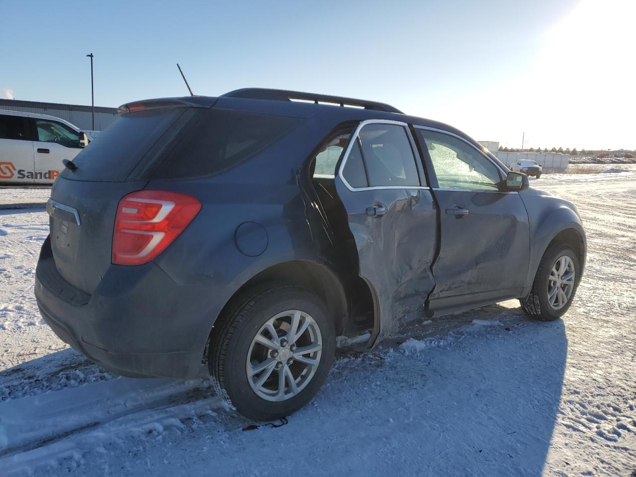 2017 Chevrolet Equinox VIN 2GNFLFEK5H6167964 Copart auction photo, side / front end damage thumbnail 3