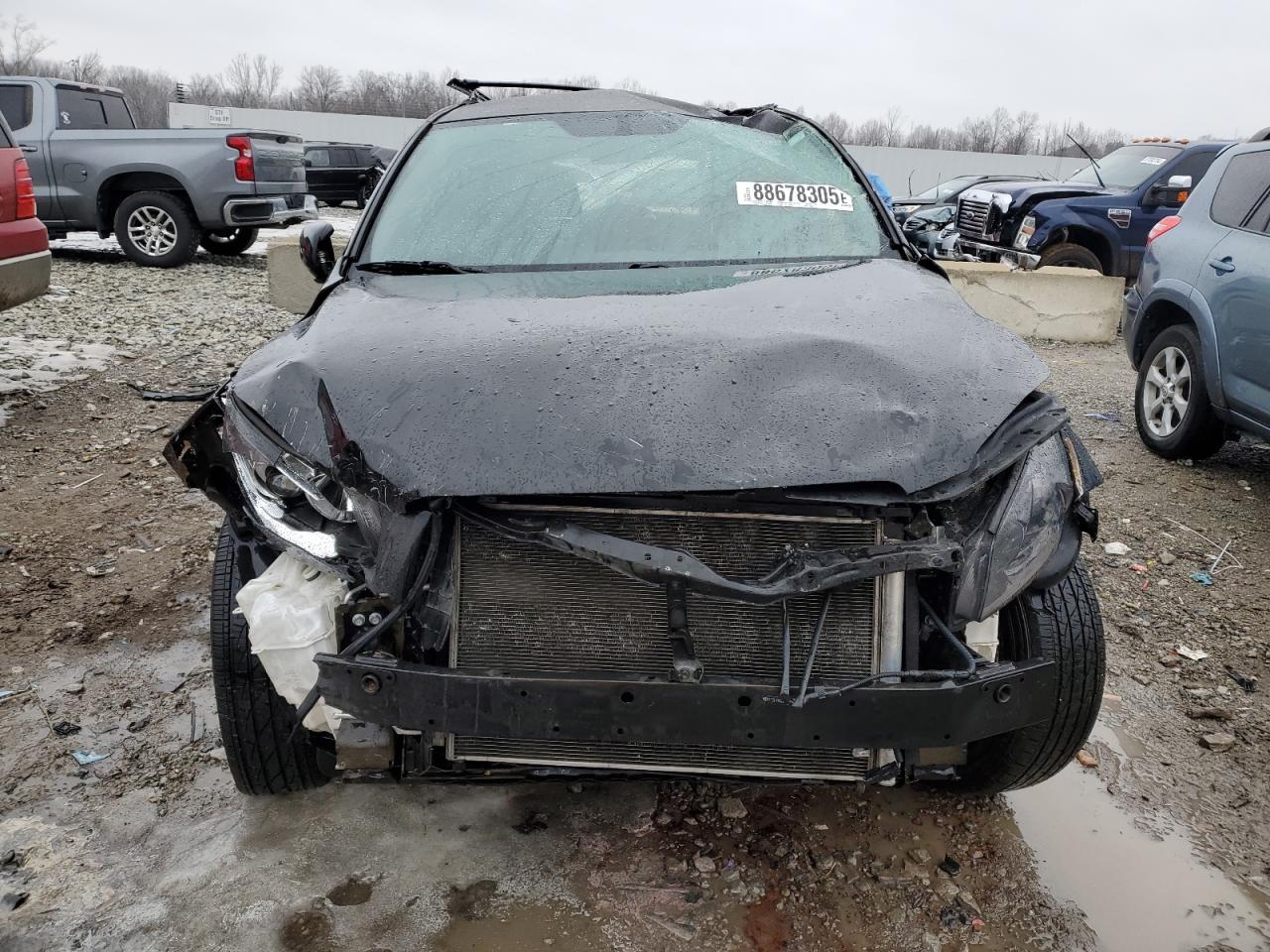 2012 Toyota RAV 4 VIN 2T3ZF4DV0CW136681 Copart auction photo, rollover damage thumbnail 5