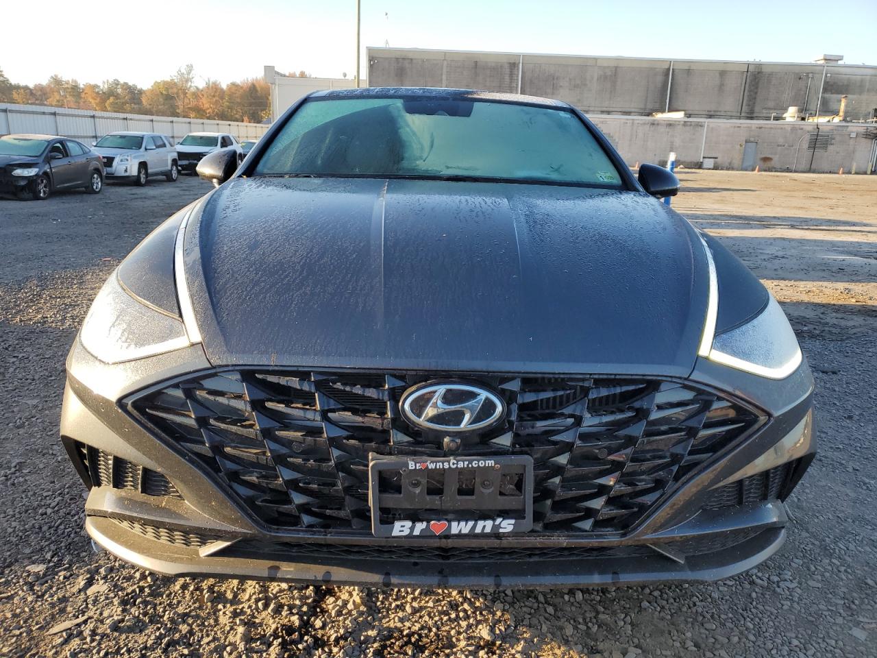2020 Hyundai Sonata VIN 5NPEH4J2XLH013447 Copart auction photo, rear end / minor dent/scratches damage thumbnail 5