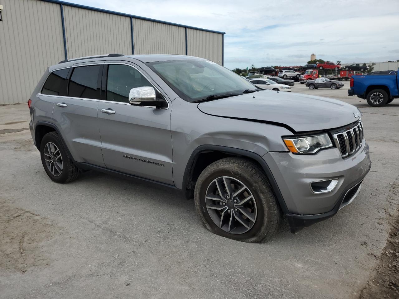 2019 Jeep Grand Cherokee VIN 1C4RJFBG9KC734851 Copart auction photo, front end / undercarriage damage thumbnail 4