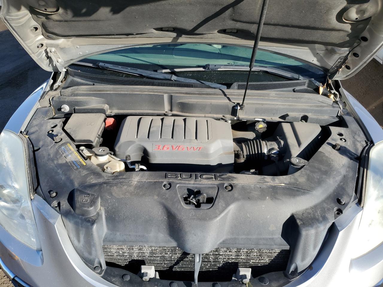 2008 Buick Enclave VIN 5GAEV13728J107077 Copart auction photo, rear end / undercarriage damage thumbnail 12