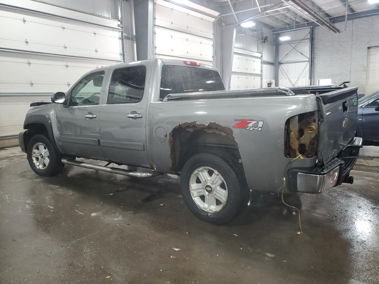 2007 Chevrolet Silverado VIN 2GCEK13M771564411 Copart auction photo, front end / side damage thumbnail 2