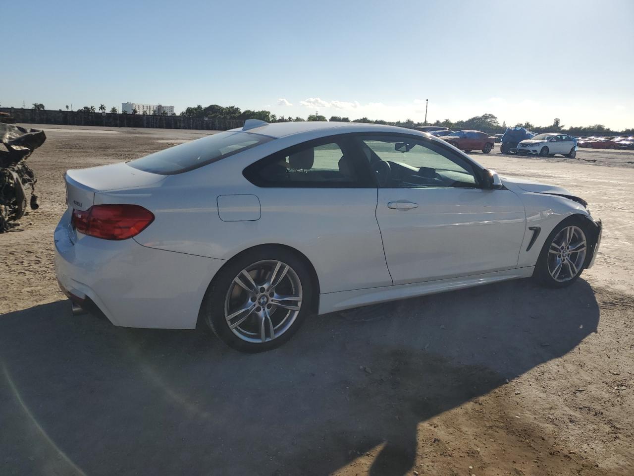 2014 BMW 4er VIN WBA3R1C51EK190948 Copart auction photo, front end damage thumbnail 3