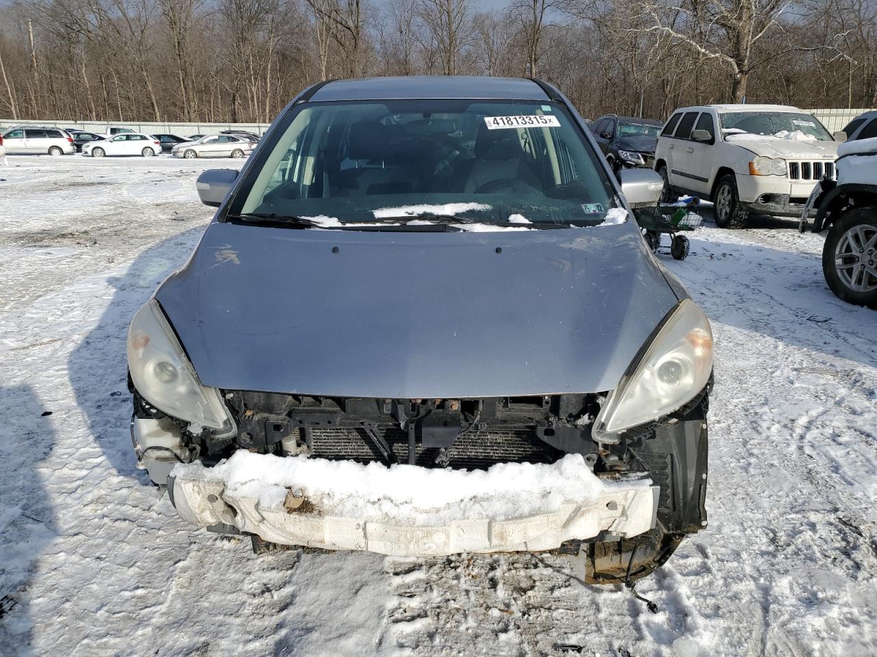 2014 Mazda 5 VIN JM1CW2BL4E0170609 Copart auction photo, front end / side damage thumbnail 5