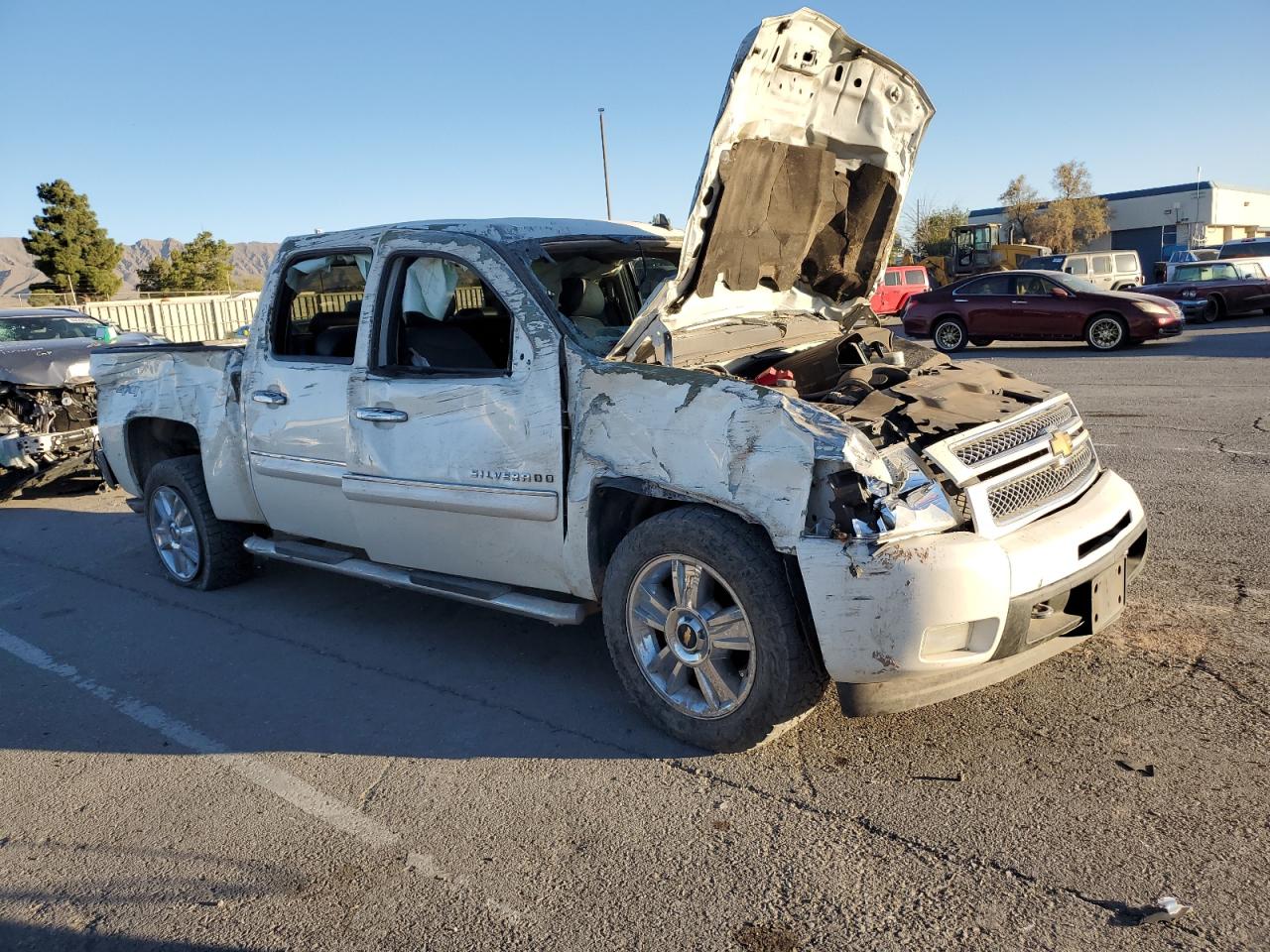 2012 Chevrolet Silverado VIN 3GCPKTE78CG211981 Copart auction photo, rollover damage thumbnail 4