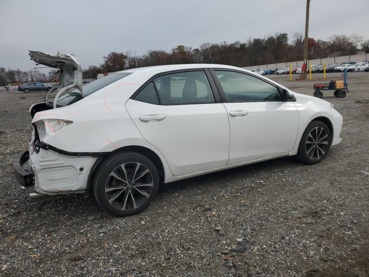 2018 Toyota Corolla VIN 2T1BURHE6JC047462 Copart auction photo, all over / rear end damage thumbnail 3