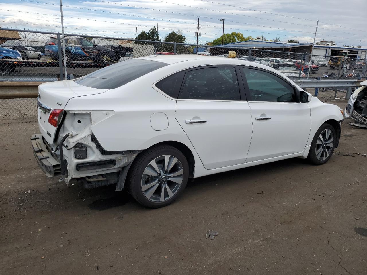 2019 Nissan Sentra VIN 3N1AB7AP1KY446981 Copart auction photo, all over damage thumbnail 3