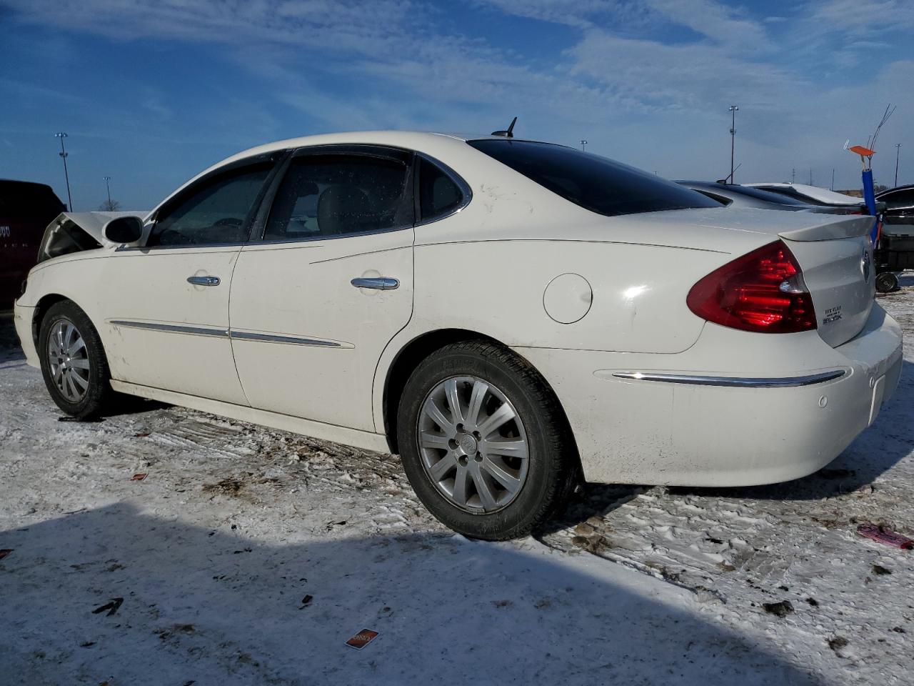 2008 Buick LaCrosse VIN 2G4WD582X81290938 Copart auction photo, front end / side damage thumbnail 2