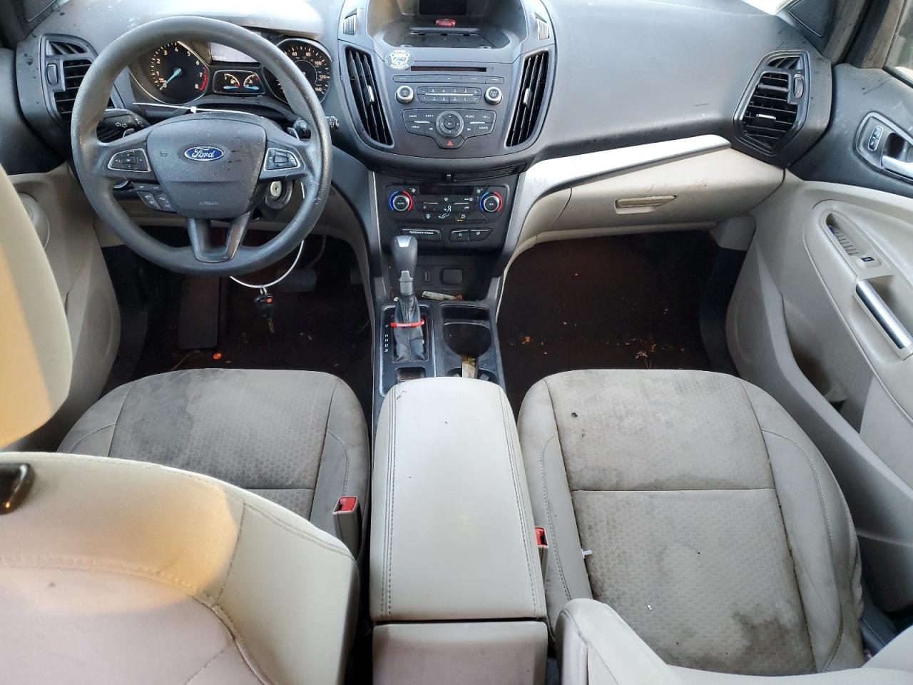 2017 Ford Escape VIN 1FMCU0GD4HUA74791 Copart auction photo, front end damage thumbnail 8