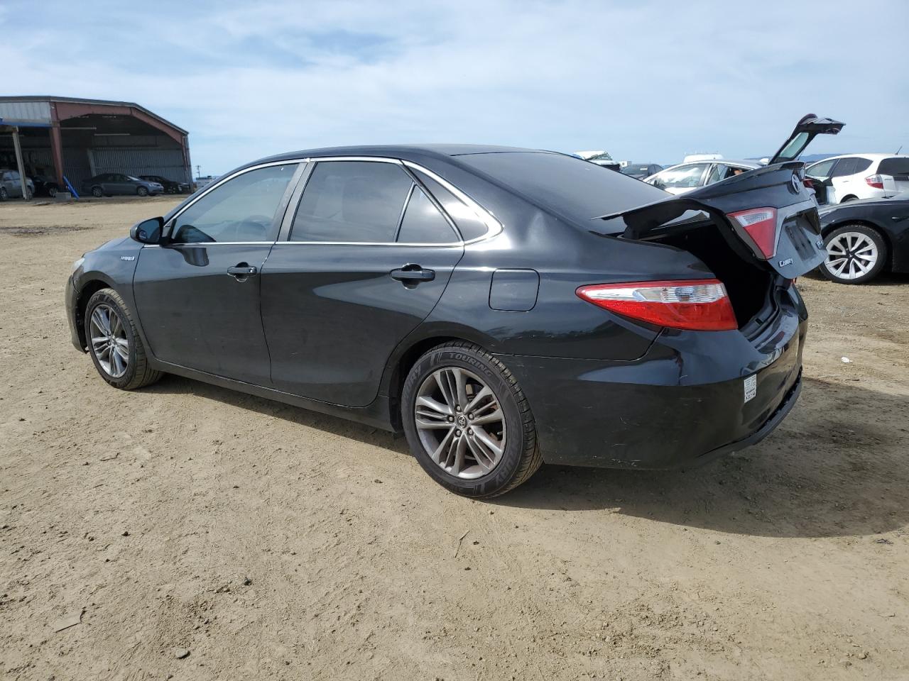 2015 Toyota Camry VIN 4T1BD1FK4FU157040 Copart auction photo, rear end damage thumbnail 2