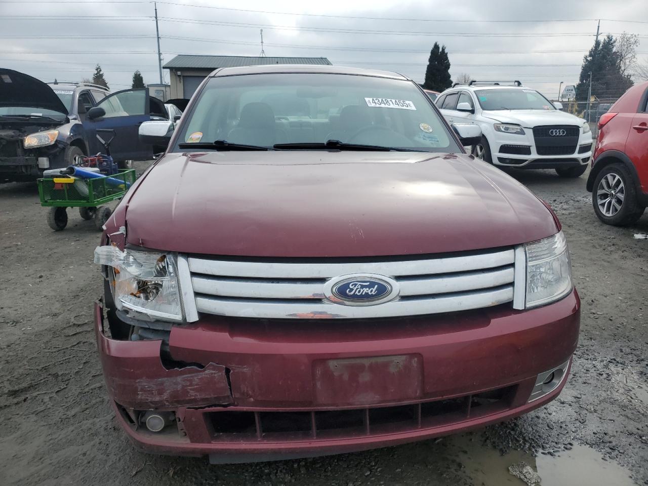 2008 Ford Taurus VIN 1FAHP25W78G109331 Copart auction photo, front end damage thumbnail 5