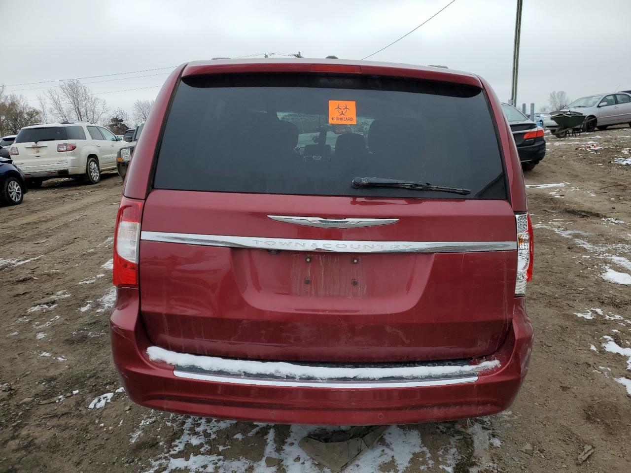 2013 Chrysler Town & Country VIN 2C4RC1CG5DR614065 Copart auction photo, all over damage thumbnail 6