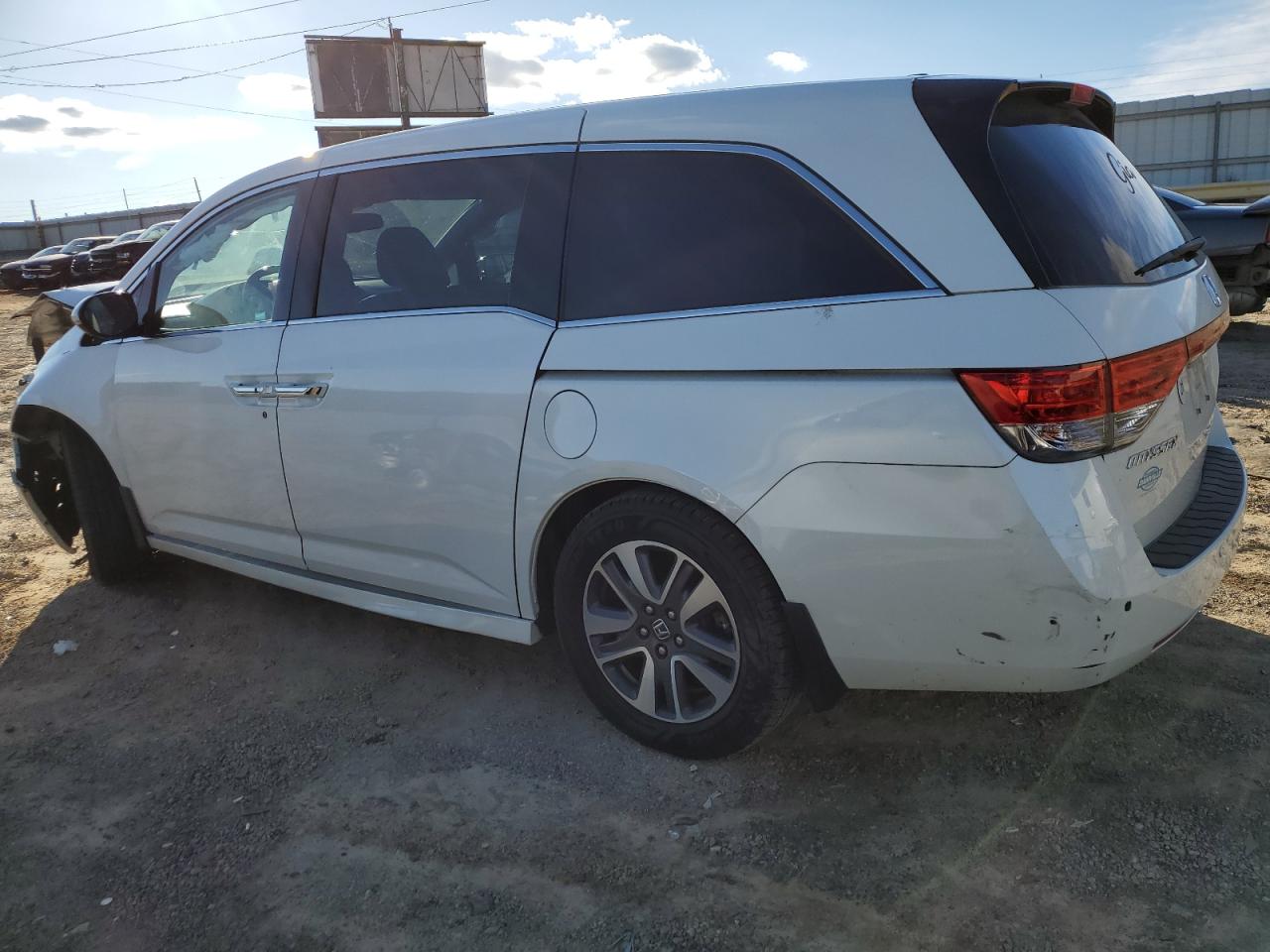 2016 Honda Odyssey VIN 5FNRL5H96GB012910 Copart auction photo, all over / undercarriage damage thumbnail 2