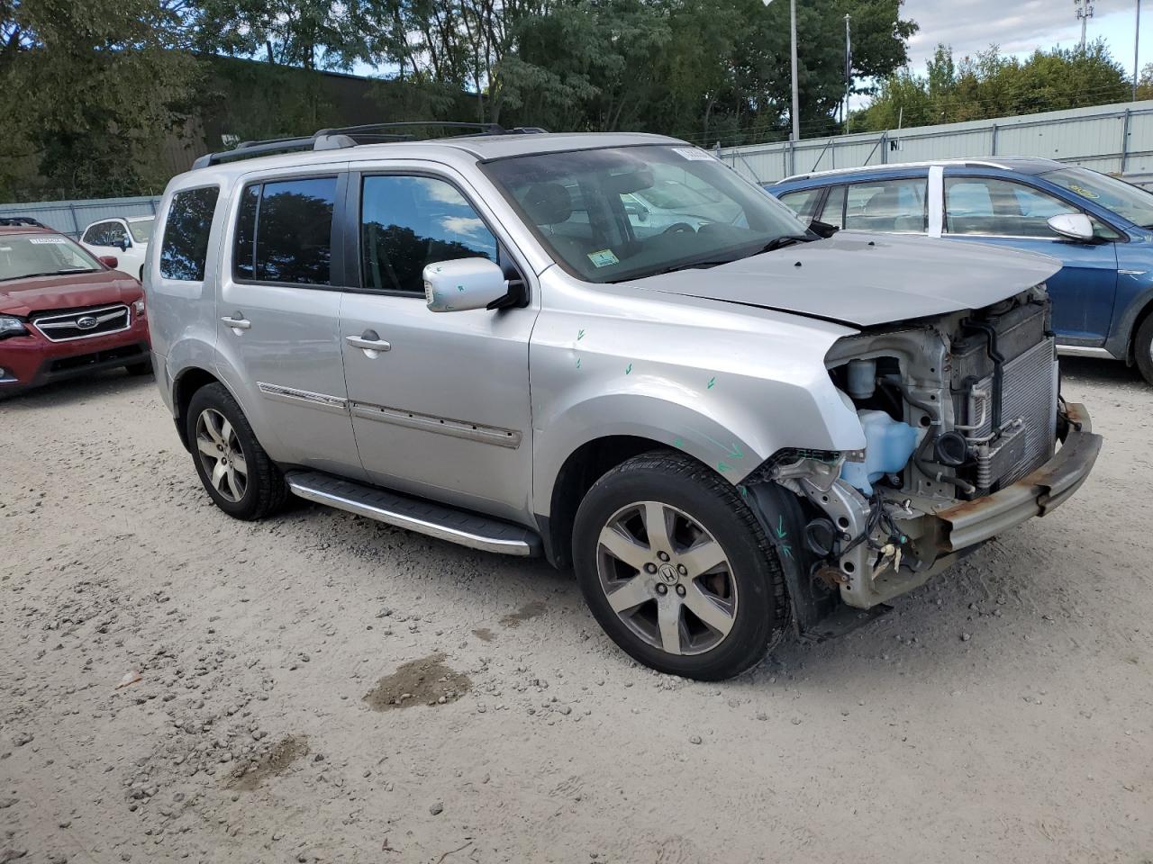 2014 Honda Pilot VIN 5FNYF4H9XEB020762 Copart auction photo, front end damage thumbnail 4