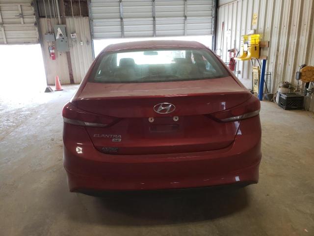 2018 Hyundai Elantra VIN KMHD74LF3JU684360 Copart auction photo, hail / minor dent/scratches damage thumbnail 6