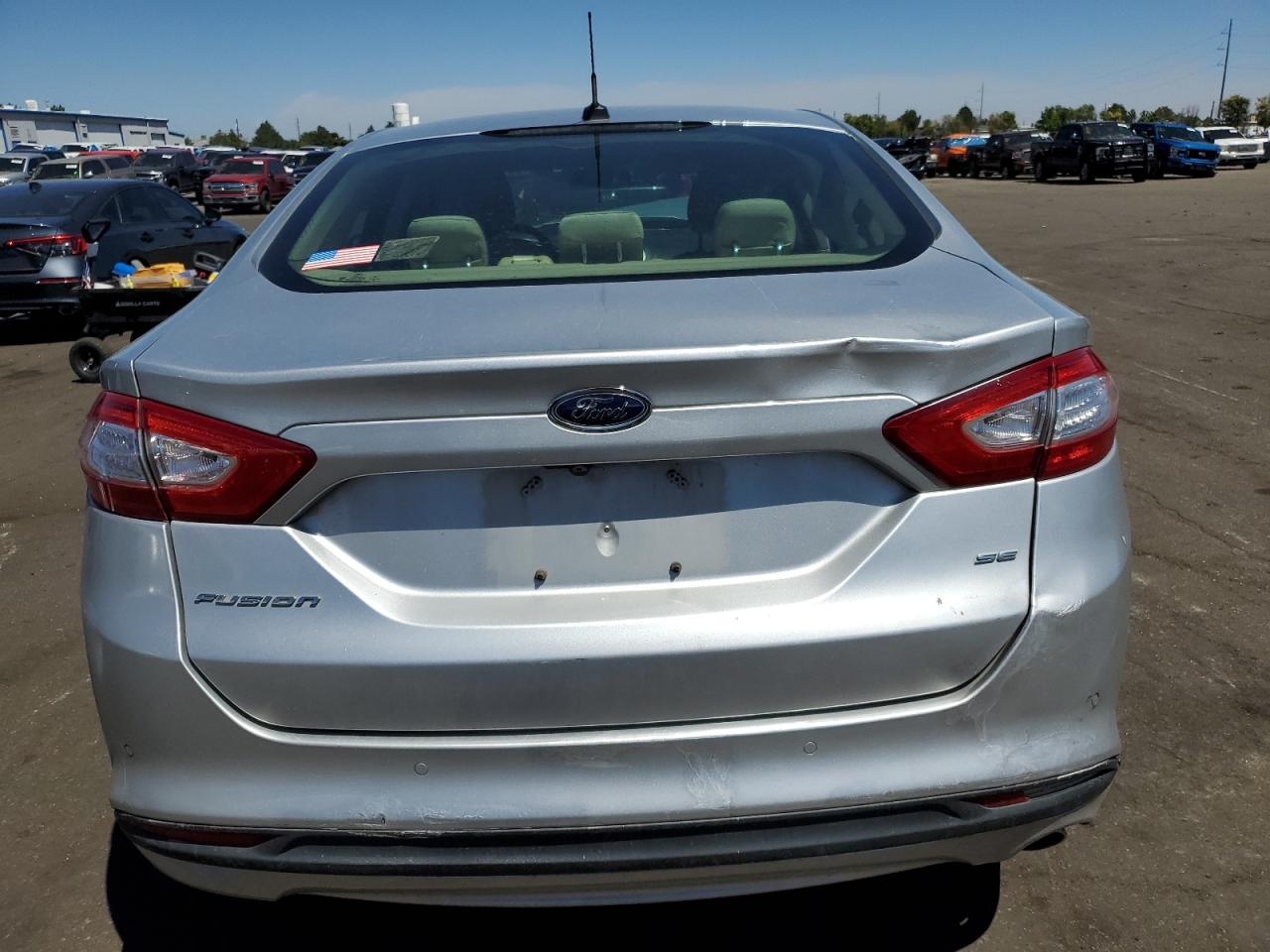 2016 Ford Fusion VIN 3FA6P0H72GR358465 Copart auction photo, front end damage thumbnail 6