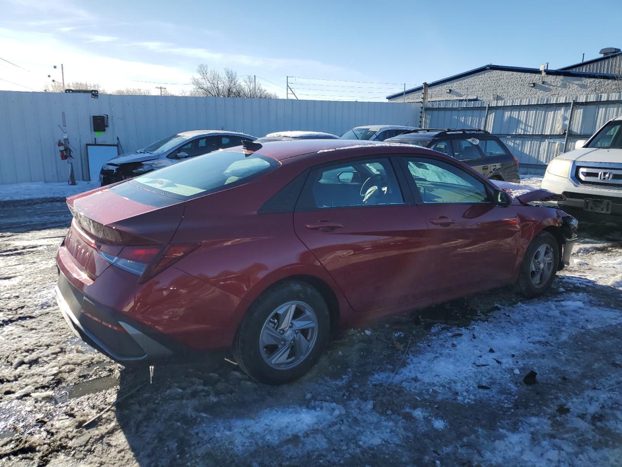 2024 Hyundai Elantra VIN KMHLL4DG4RU839444 Copart auction photo, front end / mechanical damage thumbnail 3