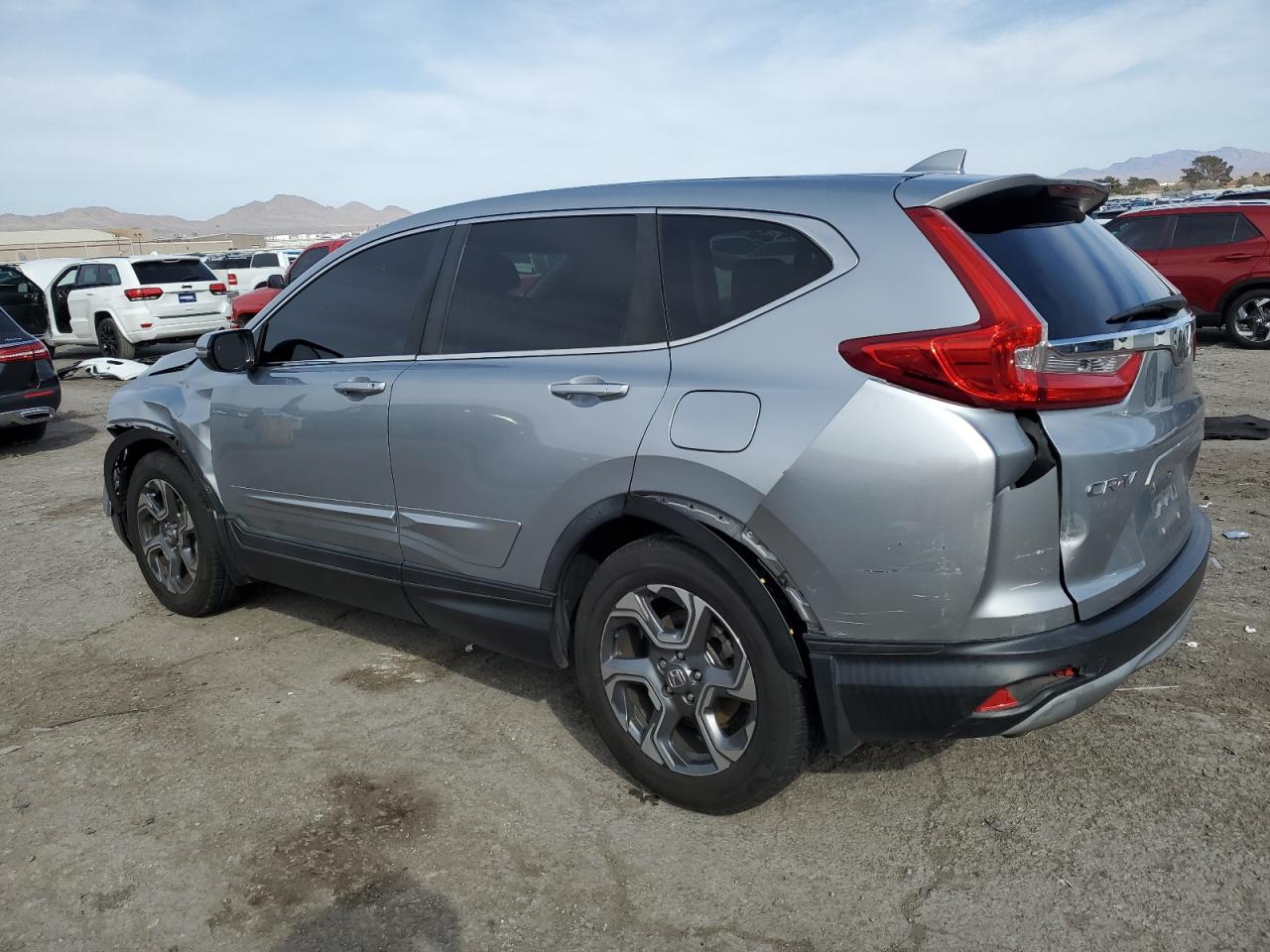 2018 Honda CR-V VIN 5J6RW1H50JA012750 Copart auction photo, front end / rear end damage thumbnail 2