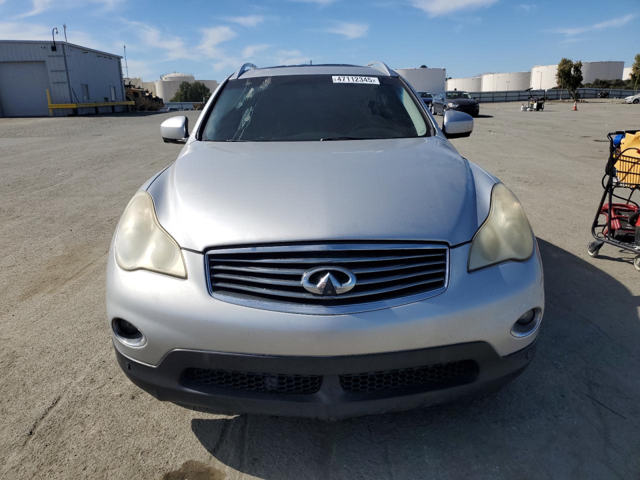 2011 Infiniti EX VIN JN1AJ0HR0BM853405 Copart auction photo, rear end / side damage thumbnail 5