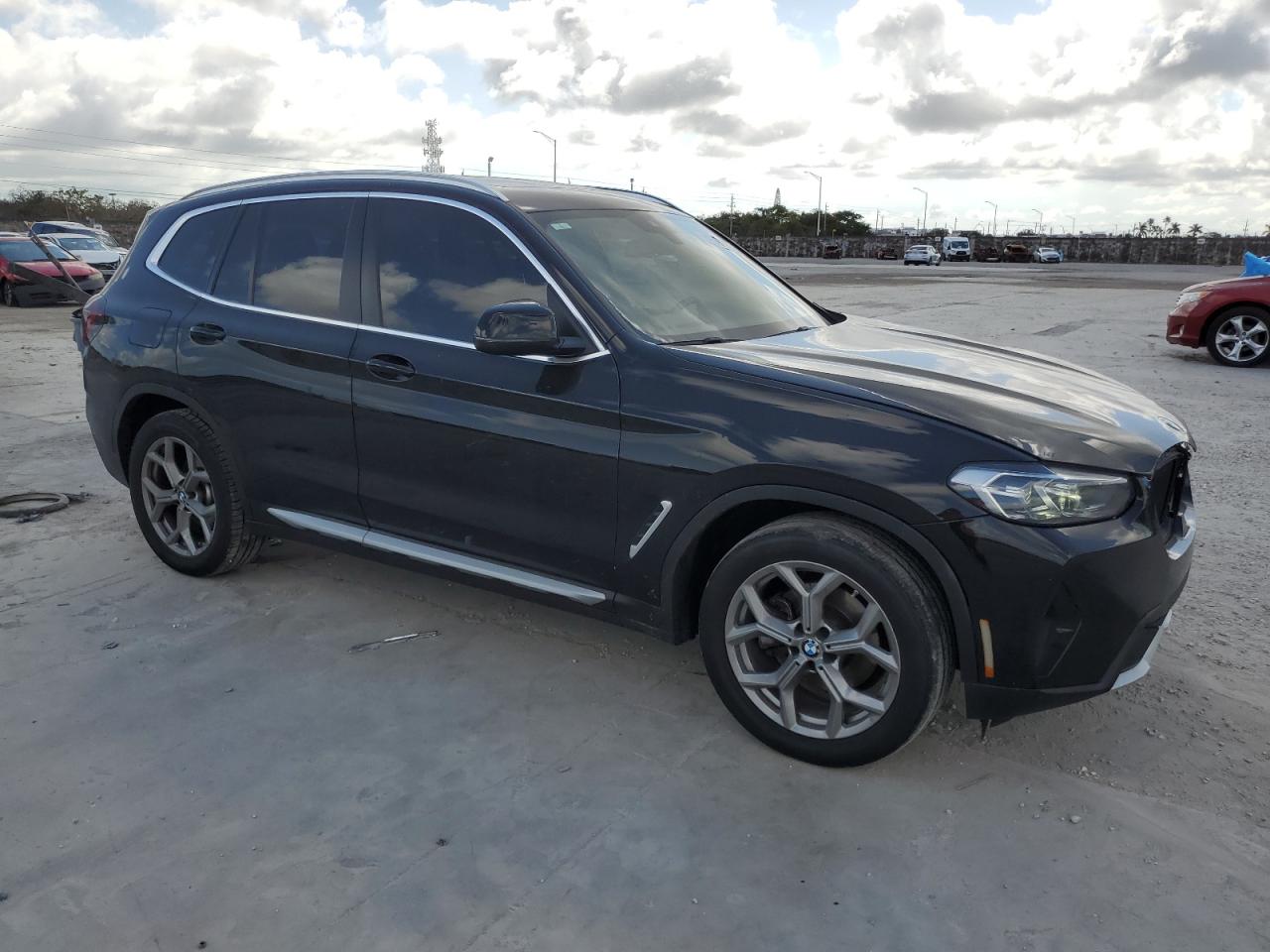 2022 BMW X3 VIN 5UX43DP05N9N06091 Copart auction photo, all over damage thumbnail 4