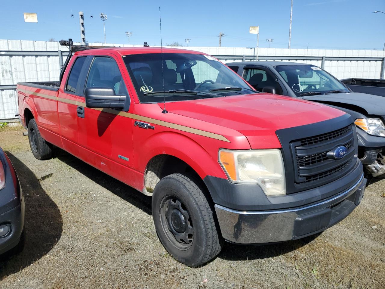2014 Ford F-150 VIN 1FTFX1CT1EKD40822 Copart auction photo, rear end / minor dent/scratches damage thumbnail 4
