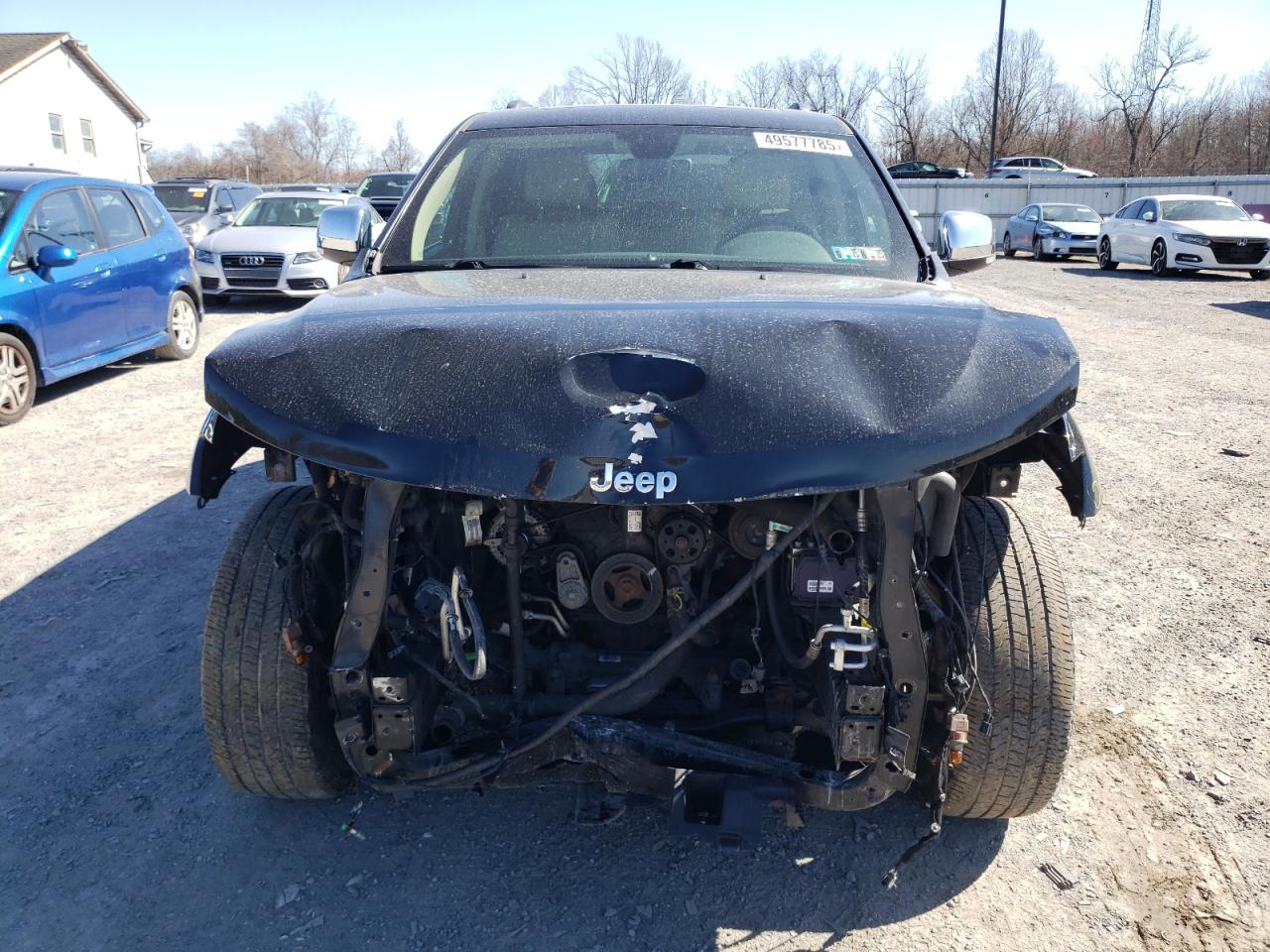 2018 Jeep Grand Cherokee VIN 1C4RJFBG4JC363631 Copart auction photo, front end damage thumbnail 5