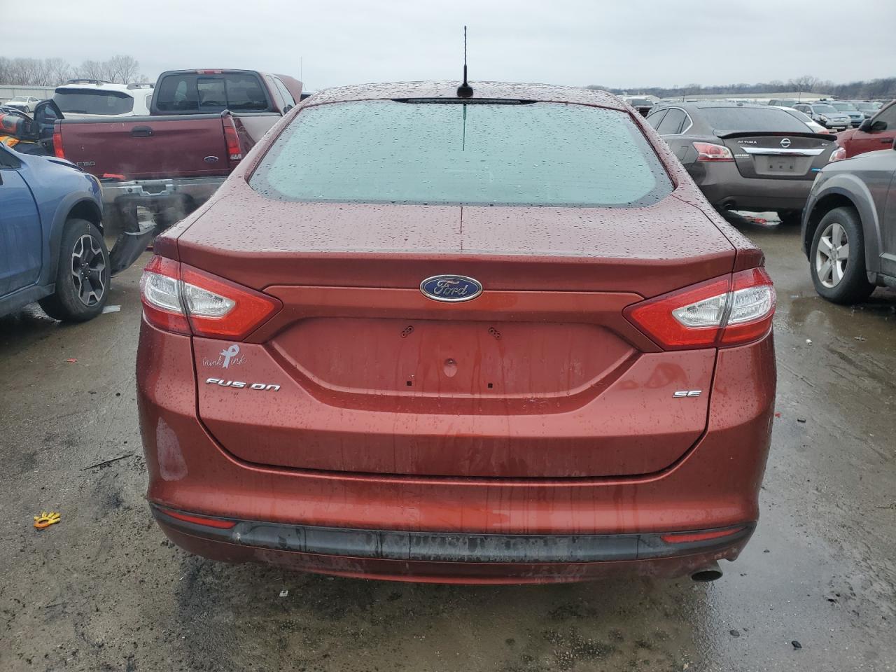 2014 Ford Fusion VIN 3FA6P0H72ER138241 Copart auction photo, front end damage thumbnail 6