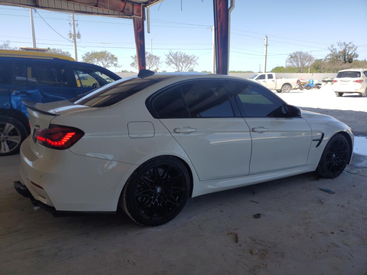 2017 BMW M3 VIN WBS8M9C58H5G84552 Copart auction photo, mechanical / rear end damage thumbnail 3