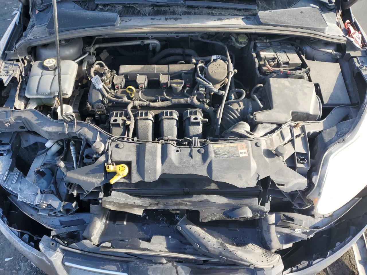 2014 Ford Focus VIN 1FADP3K21EL156931 Copart auction photo, front end / side damage thumbnail 11