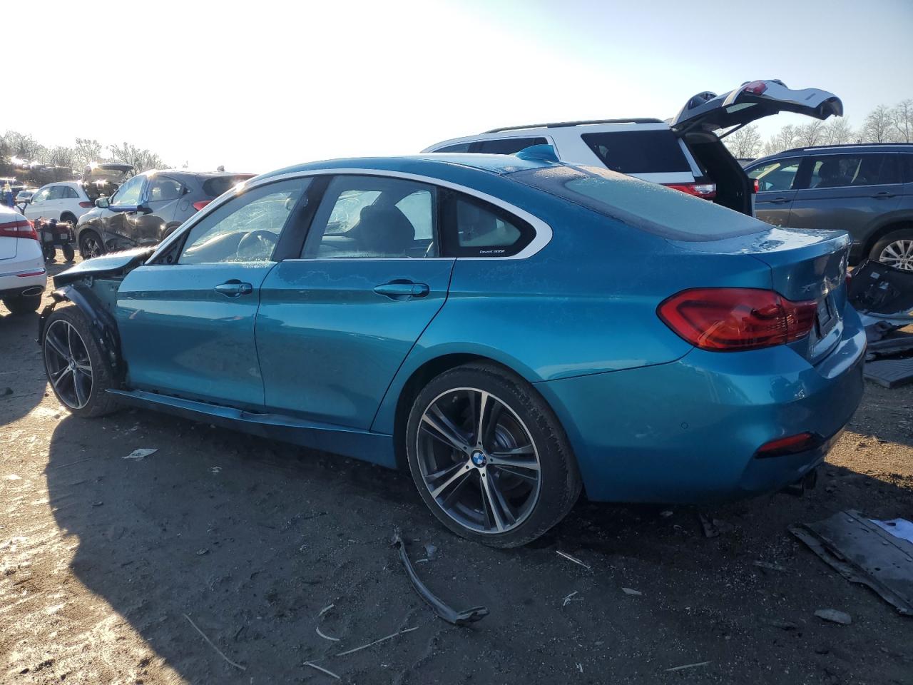 2019 BMW 4er VIN WBA4J3C58KBL08349 Copart auction photo, front end damage thumbnail 2