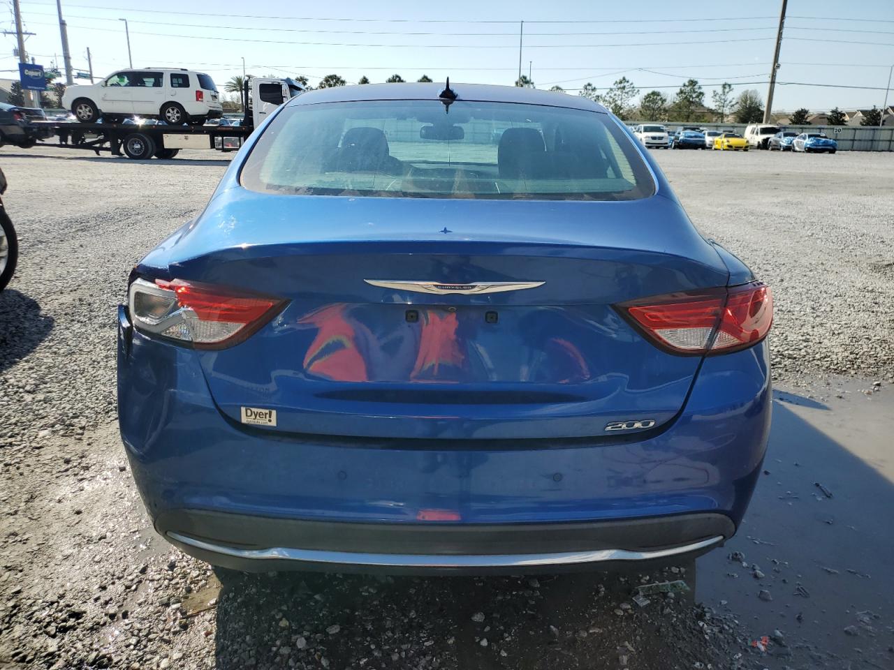 2015 Chrysler 200 VIN 1C3CCCAB3FN751700 Copart auction photo, rear end damage thumbnail 6