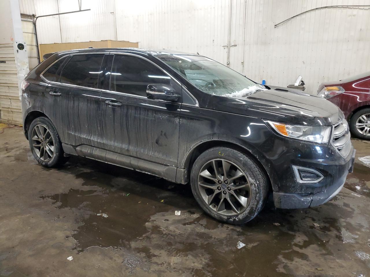 2015 Ford Edge VIN 2FMTK4K96FBB69792 Copart auction photo, front end damage thumbnail 4
