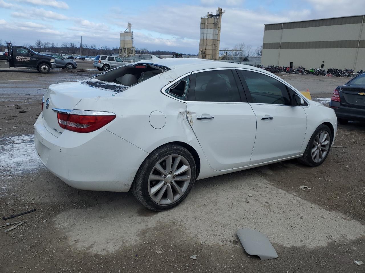 2014 Buick Verano VIN 1G4PR5SK4E4176903 Copart auction photo, top/roof / rear end damage thumbnail 3