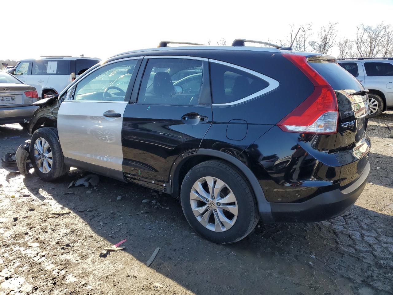 2013 Honda CR-V VIN 2HKRM4H78DH681232 Copart auction photo, front end / side damage thumbnail 2