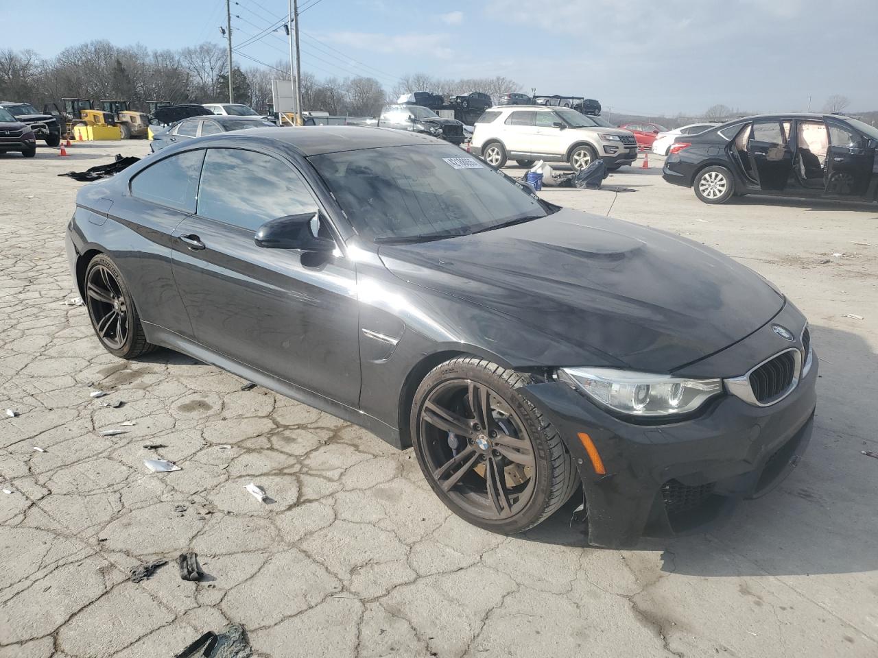 2015 BMW M4 VIN WBS3R9C50FK329947 Copart auction photo, rear end / front end damage thumbnail 4