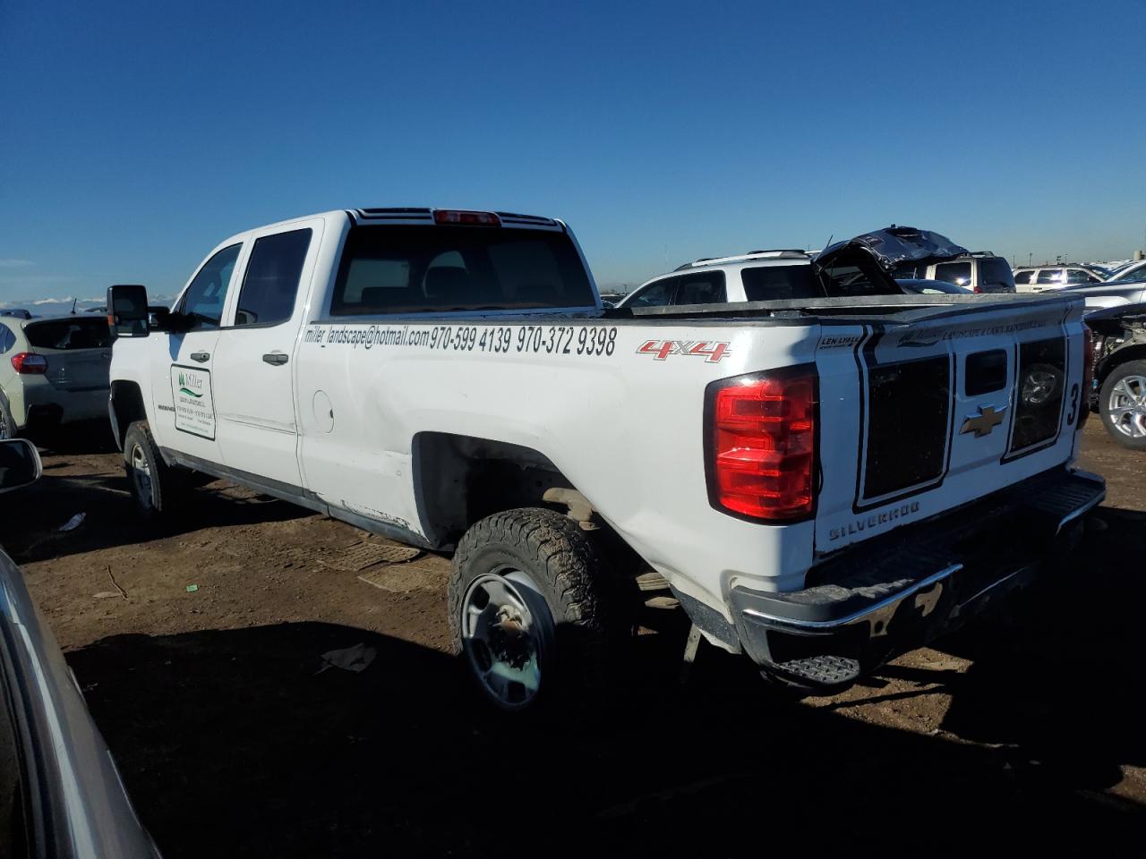 2015 Chevrolet Silverado VIN 1GB1KUEG4FF523575 Copart auction photo, all over damage thumbnail 2