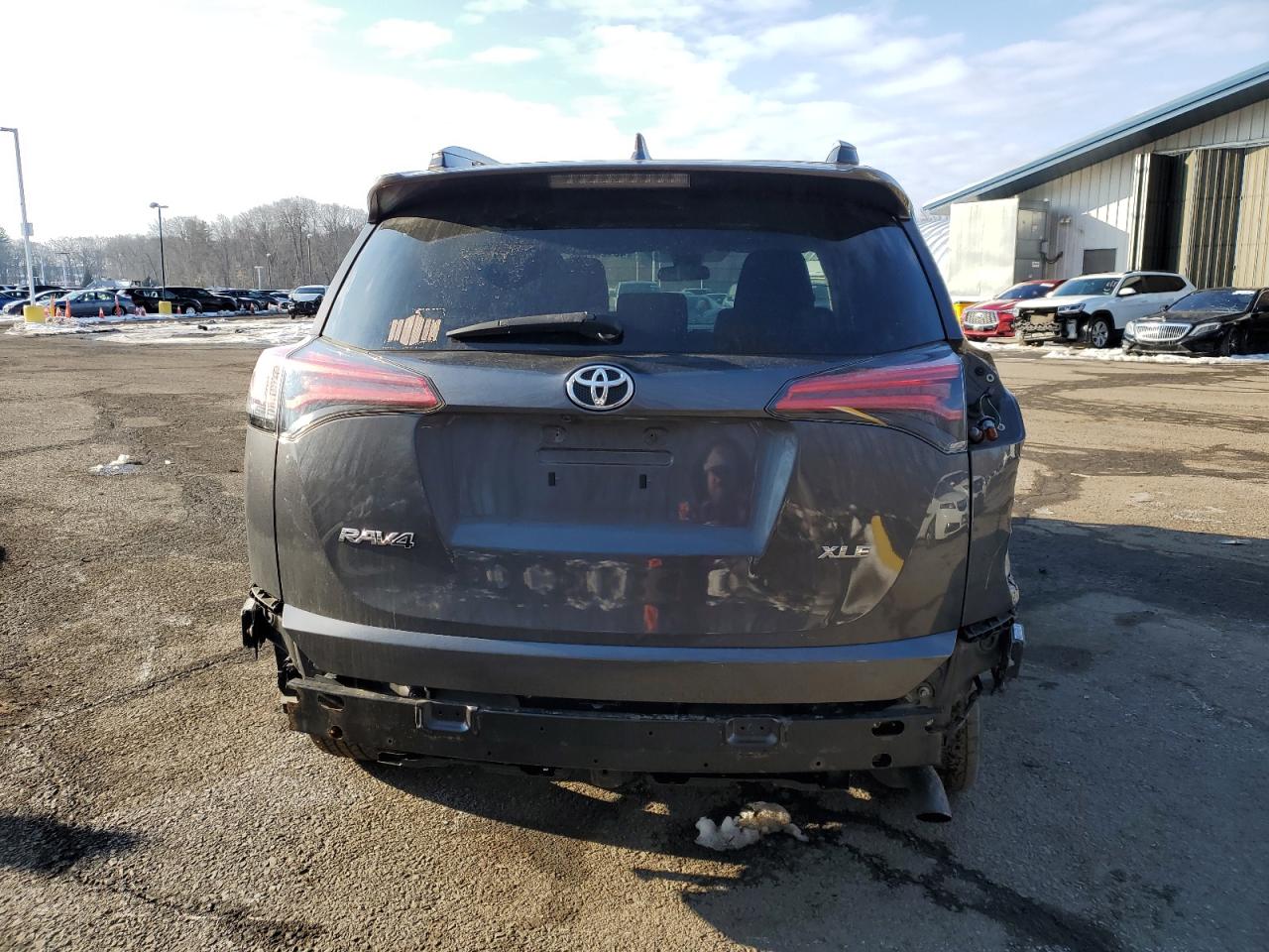 2018 Toyota RAV 4 VIN 2T3WFREV9JW503055 Copart auction photo, rear end / all over damage thumbnail 6