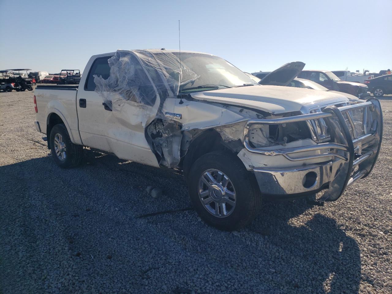 2007 Ford F-150 VIN 1FTPW14V77FA00190 Copart auction photo, side / front end damage thumbnail 4
